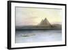 The Pyramids at Gizeh, 19th Century-Edward Lear-Framed Giclee Print