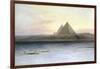 The Pyramids at Gizeh, 19th Century-Edward Lear-Framed Giclee Print