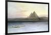 The Pyramids at Gizeh, 19th Century-Edward Lear-Framed Giclee Print