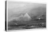 The Pyramids, Giza, Egypt, 19th Century-E Finden-Stretched Canvas