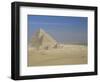 The Pyramids, Giza, Unesco World Heritage Site, with Cairo Beyond, Egypt, North Africa, Africa-Upperhall-Framed Photographic Print