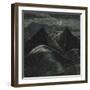 The Pyramids in the Sea-Paul Nash-Framed Giclee Print