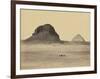 The Pyramids of Dahshoor From the East, 1857-Francis Frith-Framed Giclee Print