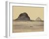 The Pyramids of Dahshoor From the East, 1857-Francis Frith-Framed Giclee Print