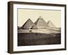 The Pyramids of El-Geezeh, from the South-West, 1858-Francis Frith-Framed Giclee Print