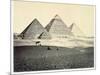 'The Pyramids of El-Geezeh from the South West', Egypt, 1858-Francis Frith-Mounted Photographic Print