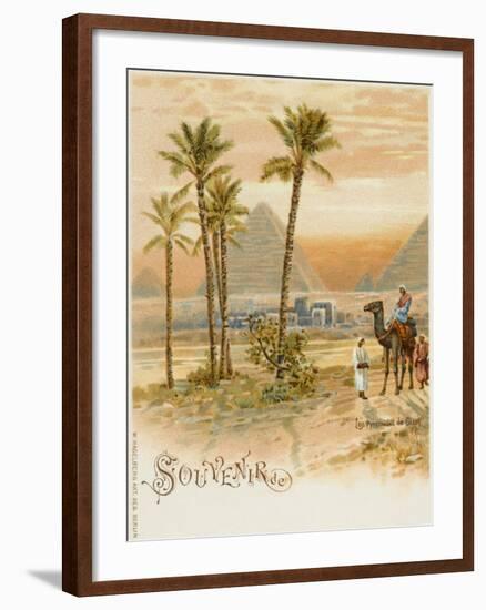 The Pyramids of Giza, Cairo, Egypt-null-Framed Photographic Print