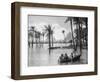 The Pyramids of Giza During a Flood, Cairo, Egypt, C1920S-null-Framed Giclee Print