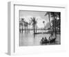 The Pyramids of Giza During a Flood, Cairo, Egypt, C1920S-null-Framed Giclee Print