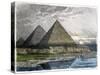 The Pyramids of Giza, from a Series of the "Seven Wonders of the World"-Ferdinand Knab-Stretched Canvas