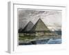 The Pyramids of Giza, from a Series of the "Seven Wonders of the World"-Ferdinand Knab-Framed Giclee Print