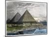 The Pyramids of Giza, from a Series of the "Seven Wonders of the World"-Ferdinand Knab-Mounted Giclee Print