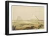 The Pyramids of Giza, from "Egypt and Nubia", Vol.1-David Roberts-Framed Giclee Print