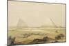The Pyramids of Giza, from "Egypt and Nubia", Vol.1-David Roberts-Mounted Giclee Print