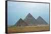 The Pyramids of Giza, from L to R: Mycerinus, Chefren and Cheops, 2589-2350 BCE-null-Framed Stretched Canvas