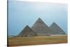 The Pyramids of Giza, from L to R: Mycerinus, Chefren and Cheops, 2589-2350 BCE-null-Stretched Canvas