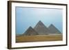 The Pyramids of Giza, from L to R: Mycerinus, Chefren and Cheops, 2589-2350 BCE-null-Framed Giclee Print