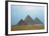 The Pyramids of Giza, from L to R: Mycerinus, Chefren and Cheops, 2589-2350 BCE-null-Framed Giclee Print