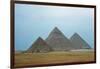 The Pyramids of Giza, from L to R: Mycerinus, Chefren and Cheops, 2589-2350 BCE-null-Framed Giclee Print