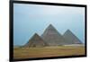 The Pyramids of Giza, from L to R: Mycerinus, Chefren and Cheops, 2589-2350 BCE-null-Framed Giclee Print