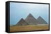 The Pyramids of Giza, from L to R: Mycerinus, Chefren and Cheops, 2589-2350 BCE-null-Framed Stretched Canvas