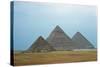 The Pyramids of Giza, from L to R: Mycerinus, Chefren and Cheops, 2589-2350 BCE-null-Stretched Canvas