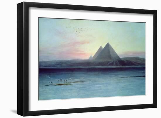 The Pyramids of Giza-Edward Lear-Framed Giclee Print