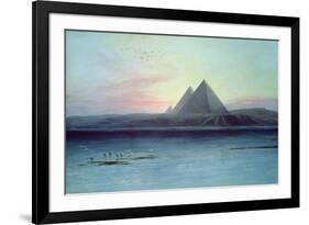 The Pyramids of Giza-Edward Lear-Framed Giclee Print