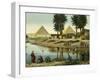 The Pyramids of Gizeh-null-Framed Giclee Print