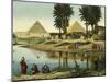 The Pyramids of Gizeh-null-Mounted Giclee Print