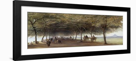 The Pyramids Road, Gizeh, 1873-Edward Lear-Framed Giclee Print