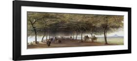 The Pyramids Road, Gizeh, 1873-Edward Lear-Framed Giclee Print