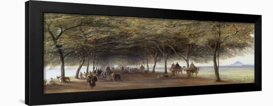 The Pyramids Road, Gizeh, 1873-Edward Lear-Framed Giclee Print