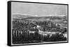 The Pyrenees Seen from the Terrace of the Castle at Pau, France, 1879-Hildibrand-Framed Stretched Canvas