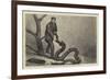 The Python Swallowing the Boa at the Zoological Gardens-null-Framed Giclee Print