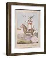 The Q-N's Ass in a Band-Box, 1821-Theodore Lane-Framed Giclee Print