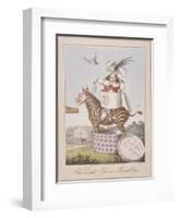 The Q-N's Ass in a Band-Box, 1821-Theodore Lane-Framed Giclee Print