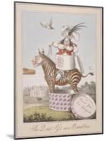 The Q-N's Ass in a Band-Box, 1821-Theodore Lane-Mounted Giclee Print