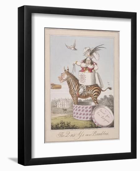 The Q-N's Ass in a Band-Box, 1821-Theodore Lane-Framed Premium Giclee Print