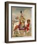 The Qianlong Emperor in Ceremonial Armour on Horseback-Giuseppe Castiglione-Framed Giclee Print