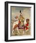 The Qianlong Emperor in Ceremonial Armour on Horseback-Giuseppe Castiglione-Framed Giclee Print