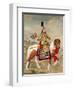 The Qianlong Emperor in Ceremonial Armour on Horseback-Giuseppe Castiglione-Framed Giclee Print