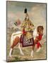 The Qianlong Emperor in Ceremonial Armour on Horseback-Giuseppe Castiglione-Mounted Giclee Print