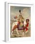 The Qianlong Emperor in Ceremonial Armour on Horseback-Giuseppe Castiglione-Framed Giclee Print