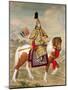 The Qianlong Emperor in Ceremonial Armour on Horseback-Giuseppe Castiglione-Mounted Giclee Print