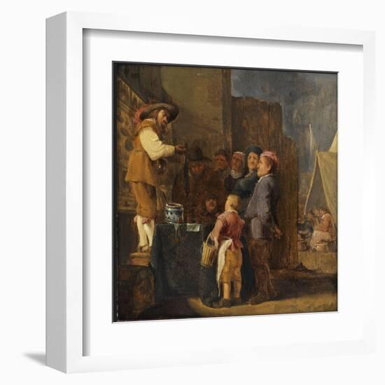 The Quack Pharmacist-null-Framed Art Print