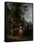 The Quack-Adriaen Van Ostade-Framed Stretched Canvas