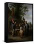 The Quack-Adriaen Van Ostade-Framed Stretched Canvas