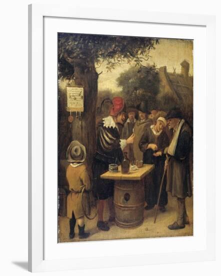 The Quacksalver, 1679-Jan Havicksz Steen-Framed Giclee Print