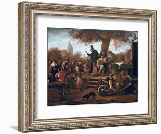 The Quacksalver-Jan Havicksz Steen-Framed Giclee Print